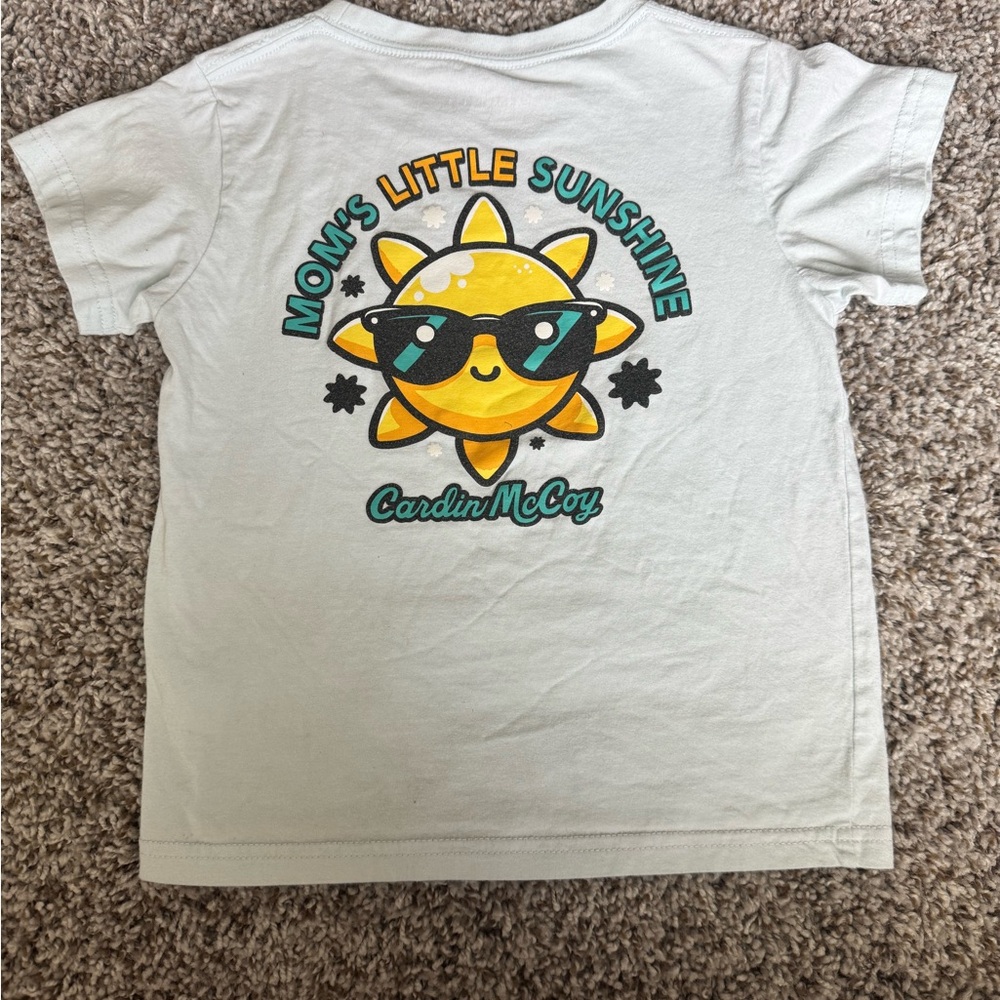White Kids T-Shirt - Sunny Smiles